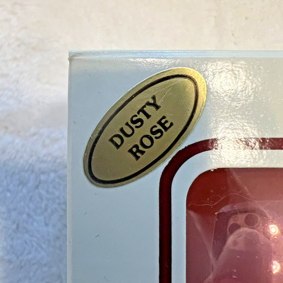 Vintage 36 Christmas by Krebs Ornaments Dusty Rose Round USA made Nostalgia EUC - Picture 3 of 4